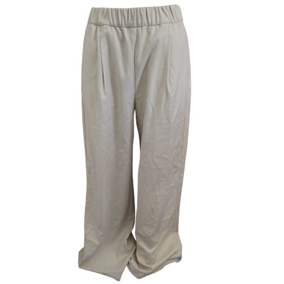 Ann Taylor Wide Leg Pant Tan Womens Small - Picture 1 of 4